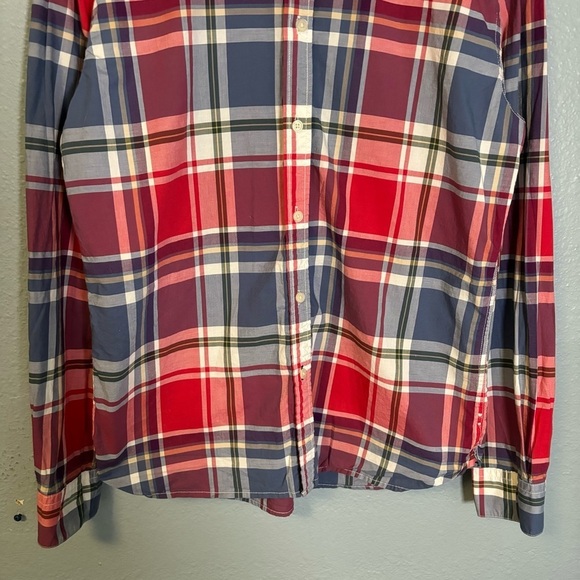 Boden Men's Red Plaid Regular Fit Button Down Shirt Business Casual Sz‎ Medium - Picture 5 of 10